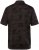 JP1880 Pique with All-over Print Polo Shirt TALL Black - TALL polotrøjer - TALL poloshirts med ekstra længde