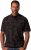 JP1880 Pique with All-over Print Polo Shirt TALL Black - TALL polotrøjer - TALL poloshirts med ekstra længde