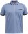 D555 Talbot Pique with Jacquard Collar Polo Shirt Blue - Polotrøjer - Polotrøjer 2XL-8XL