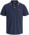 Jack & Jones Blaze Short Sleeve Polo Navy - Polotrøjer - Polotrøjer 2XL-8XL