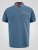 D555 Harvey Pique with Jacquard Collar & Cuffs Polo Teal - Polotrøjer - Polotrøjer 2XL-8XL