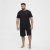 North Latitude Pyjama Shorts Black - Pyjama/Loungewear - Pyjamas Herre Store Størrelser