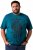 Men Plus T-Shirt Short Sleeve Lagoon Green - T-shirts - T-shirts i store størrelser - 2XL-14XL