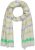 Ulla Popken Glitter Effect Scarf Lime - Tilbehør - 