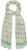 Ulla Popken Glitter Effect Scarf Lime - Tilbehør - 