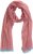 Ulla Popken Thin Stripe Color Contrast Scarf Salsa - Tilbehør - Tørklæder til kvinder