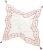 Ulla Popken Tassel Embroidery Scarf Snow White - Tilbehør - 