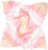Ulla Popken Square Tie Dye Scarf Light Pink - Tilbehør - Tørklæder til kvinder