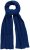 Ulla Popken Ribbed Knit Scarf Navy - Tilbehør - Tørklæder til kvinder