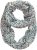 Ulla Popken Ditsy Floral Infinity Scarf Off-White - Tilbehør - 