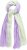 Ulla Popken Fringed Ombre Scarf Pistachio - Tilbehør - 