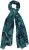 Ulla Popken Leaf Dot Scarf Navy - Tilbehør - 