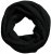 Ulla Popken Knit Infinity Scarf Black - Tilbehør - 