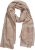 Ulla Popken Silk Scarf Camel - Tilbehør - Tørklæder til kvinder