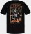 JP1880 KISS Retro Graphic Comfort Fit Band T-Shirt Black - T-shirts - T-shirts i store størrelser - 2XL-14XL