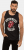 JP1880 Rolling Stones Graphic Band Tank Top Black - T-shirts - T-shirts i store størrelser - 2XL-14XL