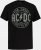 JP1880 AC/DC Graphic Comfort Fit Band T-Shirt Black - T-shirts - T-shirts i store størrelser - 2XL-14XL