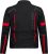 JP1880 Sporty Touring Motorcycle Jacket Black & Red - Motorcykeltøj i plusstørrelser - Motorcykeltøj i store størrelser til mænd