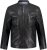 JP1880 Biker Style Leather Jacket Black - Jakker - Jakker i store størrelser, 2XL- 12XL