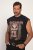 JP1880 Iron Maiden Graphic Comfort Fit Band Tank Top Black - T-shirts - T-shirts i store størrelser - 2XL-14XL