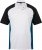 JP1880 FLEXNAMIC® QuickDry Tennis Polo Black-White-Blue - Sportstøj & Outdoor - Sportstøj i store størrelser til mænd