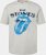 JP1880 Rolling Stones Graphic Comfort Fit Band T-Shirt Light Grey - T-shirts - T-shirts i store størrelser - 2XL-14XL