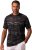 JP1880 QuickDry Graphic Print Tennis T-Shirt Black - Sportstøj & Outdoor - Sportstøj i store størrelser til mænd