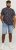 Jack & Jones Rick Original Shorts Blue Denim - Shorts - Shorts i store størrelser - W40-W60