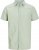 Jack & Jones Breeze Linen Blend Short Sleeve Shirt Iceberg Green - Skjorter - Skjorter til store mænd 2XL- 8XL