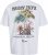 Jack & Jones Botaniq Crew Neck T-Shirt Bright White - T-shirts - T-shirts i store størrelser - 2XL-14XL