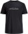 Jack & Jones Lavance Crew Neck T-Shirt Black Beauty - T-shirts - T-shirts i store størrelser - 2XL-14XL