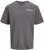 Jack & Jones Hawaii Crew Neck T-Shirt Grey - T-shirts - T-shirts i store størrelser - 2XL-14XL