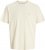 Jack & Jones Almeria Back Print T-Shirt Antique White - T-shirts - T-shirts i store størrelser - 2XL-14XL