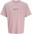 Jack & Jones Marina Crew Neck T-Shirt Tickled Pink - T-shirts - T-shirts i store størrelser - 2XL-14XL