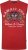 Kam Jeans 5763 Hawaii Surf Vest Sleeveless T-Shirt Washed Red - T-shirts - T-shirts i store størrelser - 2XL-14XL