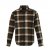 JP1880 Shirt Flannel Long Sleeve Dark Brown TALL - HERRETØJ MT-6XLT - Tøj til høje mænd