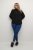 Kaffe Curve Ditta Smock Bluse Sort - Bluser & tunikaer - 