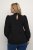Kaffe Curve Ditta Smock Bluse Sort - Bluser & tunikaer - 
