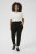 Kaffe Curve Jia Bukser med Bælte Sort - Jeans & Bukser i Store Størrelser – Plus Size - 