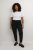 Kaffe Curve Leana Chinobukser 7/8 Sort - Jeans & Bukser i Store Størrelser – Plus Size - 