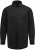 D555 Oliver Pletafvisende Strygefri Stretchskjorte med Lange Ærmer Sort - Skjorter - Skjorter til store mænd 2XL- 8XL