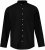 JP1880 Shirt Linen Blend Long Sleeve Black TALL - HERRETØJ MT-6XLT - Tøj til høje mænd