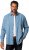JP1880 Shirt Denim Long Sleeve Light Blue TALL - HERRETØJ MT-6XLT - Tøj til høje mænd