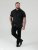 D555 James Kortærmet Oxfordskjorte TALL Sort - TALL skjorter - 