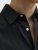 Jack & Jones Breeze Linen Short Sleeve Shirt Black - Skjorter - Skjorter til store mænd 2XL- 8XL