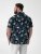 D555 Corden Hawaiian AOP Cuban Collar Resort Short Sleeve Navy - Kortærmede skjorter - Kortærmede Skjorter Store Størrelser