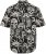 JP1880 Skull Pattern Jersey Short Sleeve Shirt Black - Skjorter - Skjorter til store mænd 2XL- 8XL