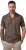 JP1880 Boxy Cuba Short Sleeve Shirt Brown - Skjorter - Skjorter til store mænd 2XL- 8XL