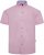 Kam Jeans 6340 Linen Mix Short Sleeve Shirt Pink - Skjorter - Skjorter til store mænd 2XL- 8XL