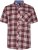 Kam Jeans 6368 Checked Short Sleeve Shirt Red - Skjorter - Skjorter til store mænd 2XL- 8XL